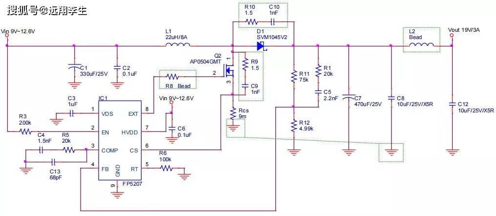 电池升压5v9v12v24v36v42v 电流2a3a5a10a 大功率方案 Fp5207xr 奇蔻资讯站