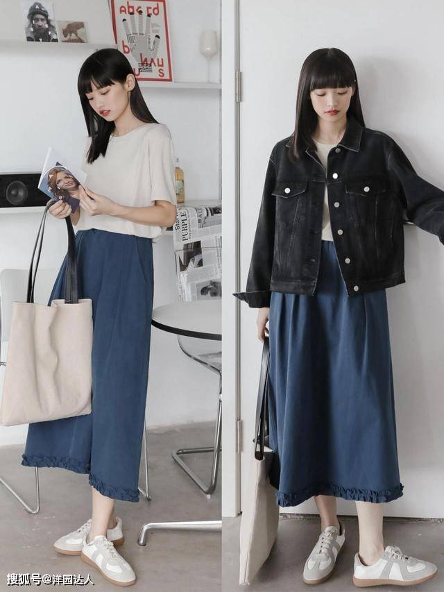 卫衣 “半身长裙”的正确打开方式：搭配这几件上衣