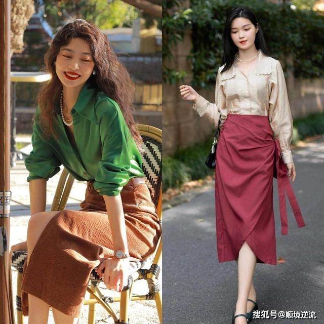 时尚 衬衫下面不一定要配裤子,时尚减龄的“新穿法”,也很好看