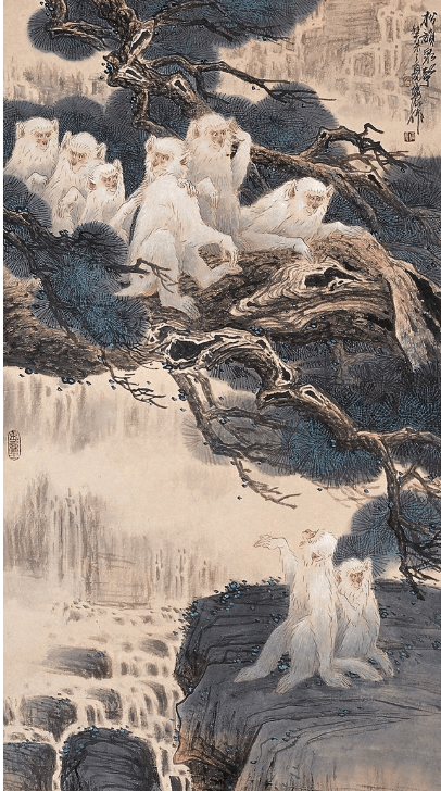 徐培晨被誉为东方猴王画风灵动有趣