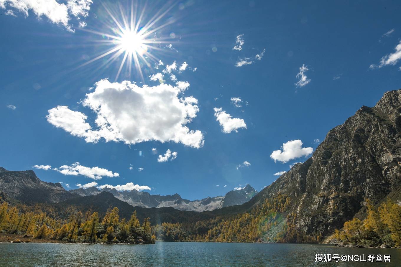 山野|深秋时的葫芦海太美了，美得不可言喻！川西果然是赏秋胜地！