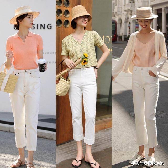 夏天 天气再热，也不要放弃“长裤”，学下面潮人这样穿，显瘦又时髦