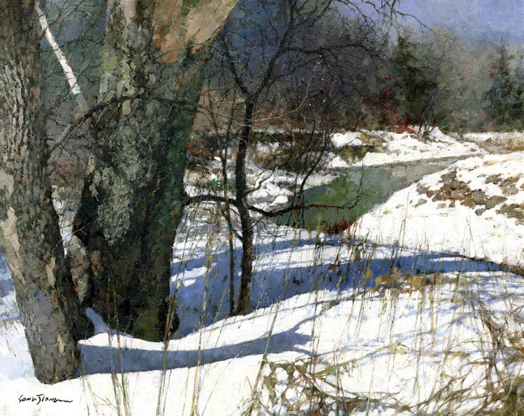 油画刀法的魅力华裔画家姜小松作品欣赏