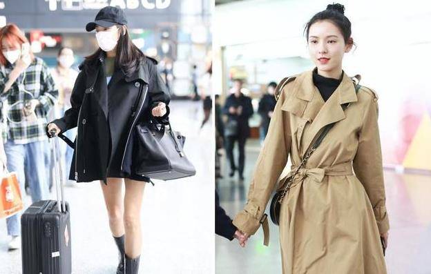 女王 薇娅穿风衣站C位又美又飒，不愧是带货女王，让她成全场焦点