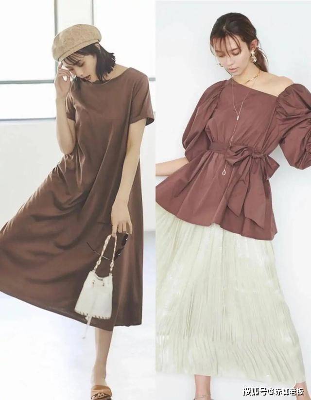 配饰 女人不管有钱没钱，都要在衣柜备几件“大地色”，百搭时髦显气质
