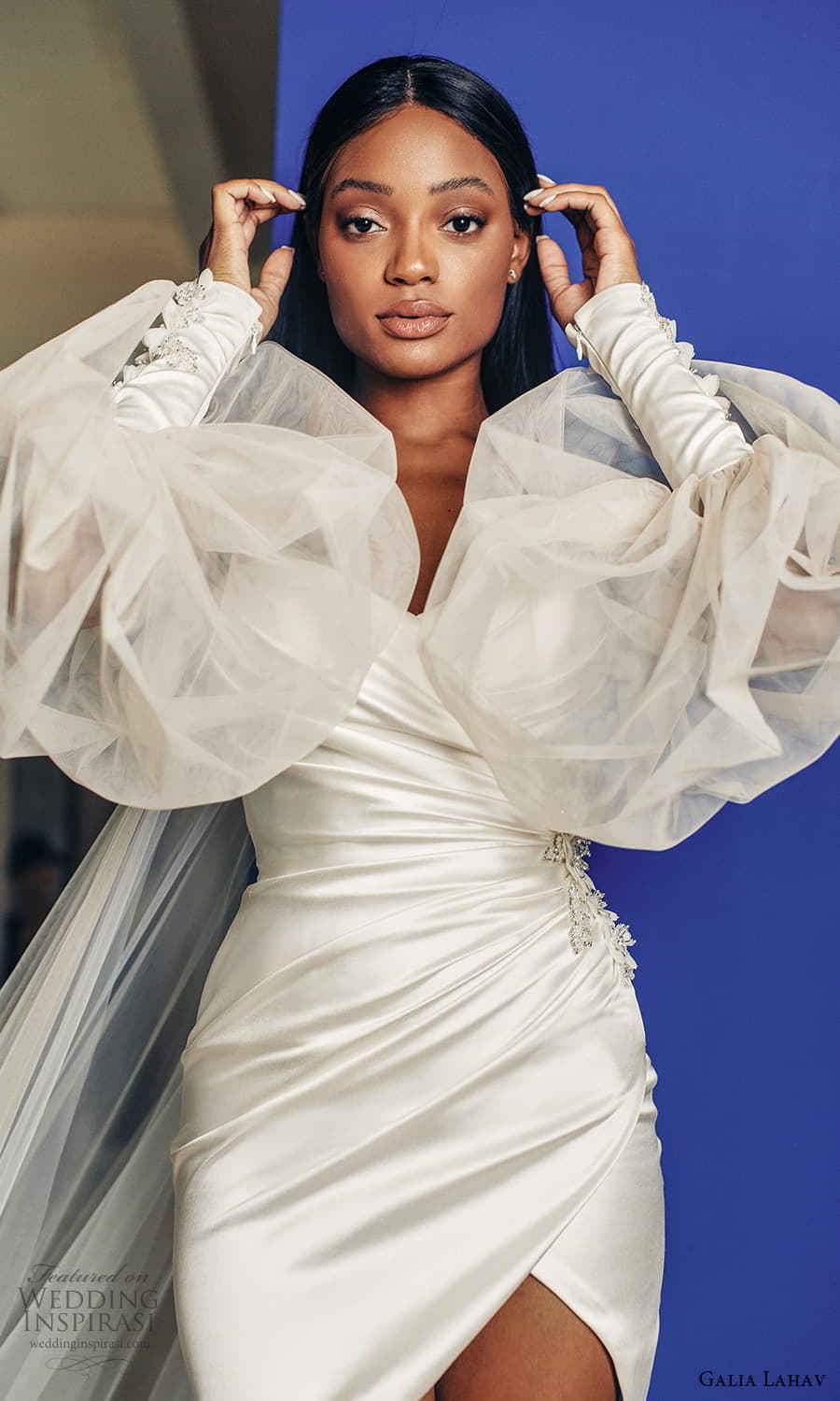 原创galialahav2022telenovela秋冬婚纱系列眼花缭乱的浪漫嫁衣