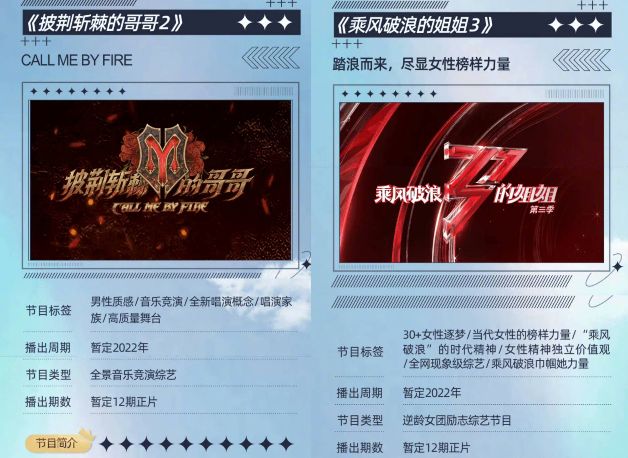 张晋|芒果发布会:综艺片单新鲜出炉,11位哥哥亮相精彩亮相,大湾区合体清唱粤语歌