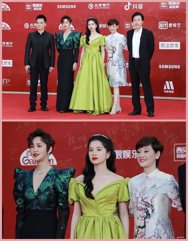 整体 徐帆一直都没变老,身材不仅没走样,连旗袍都驾驭得很完美