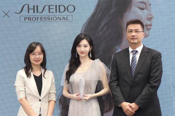 头皮资生堂专业美发品牌发布会高能登陆，景甜开启线下赋活「芯」生之旅