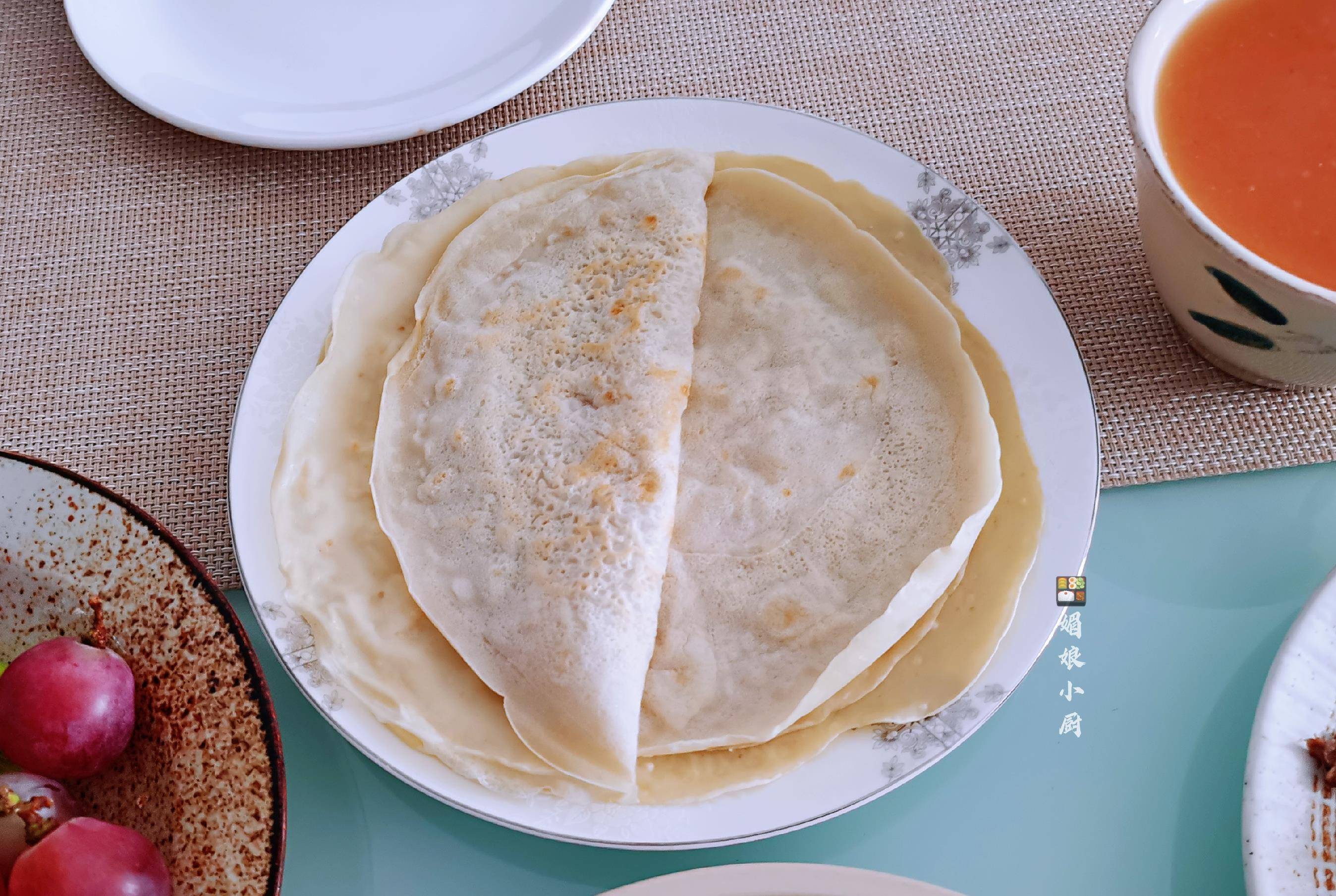 煎饼|假期早餐不马虎，不用早起做了煎饼和浓汤，家人爱吃生活有仪式