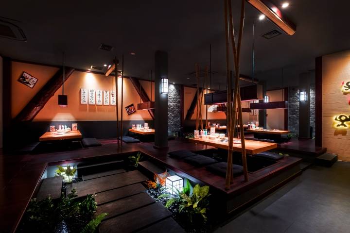 意境美日式烧肉餐厅装修设计实景效果图