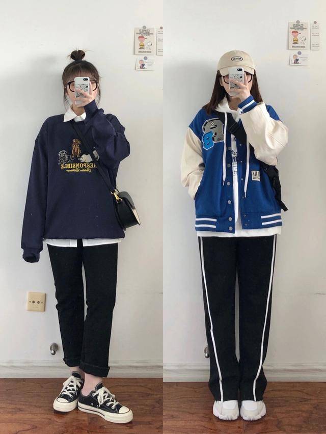 小个子 秋天，掌握这18套休闲系穿法，显高还很舒适，小个子也能穿