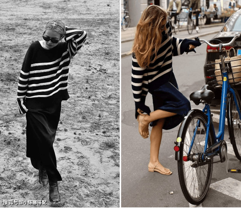 条纹 秋冬必买的毛衣，只推荐这一件，穿10年都不过时