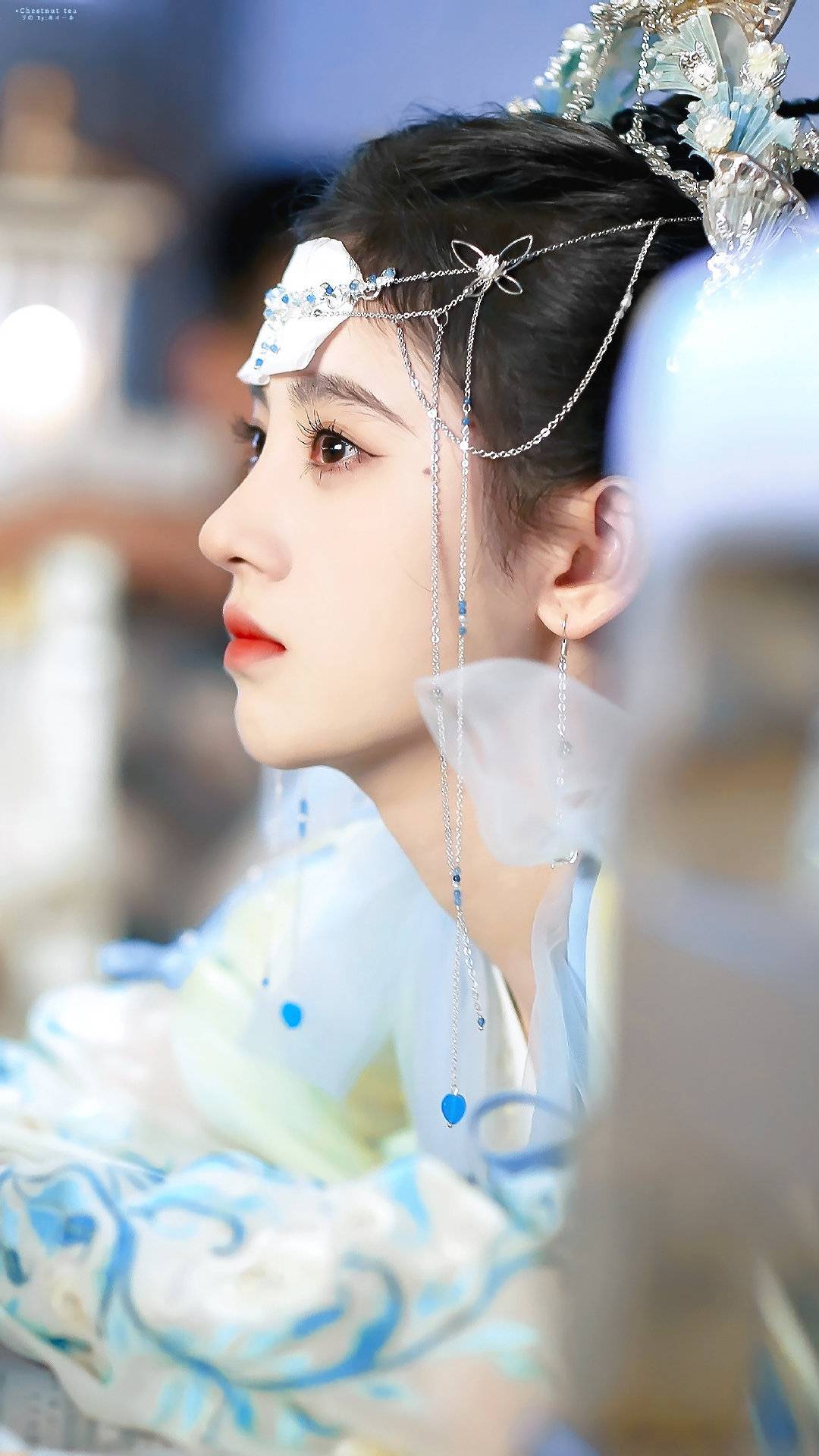 鞠婧祎新古装公主造型,美得不可方物