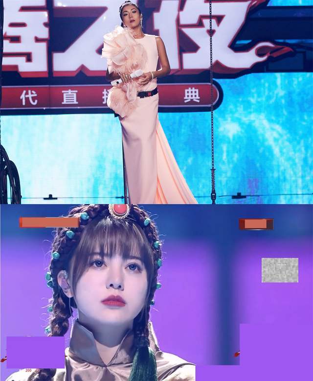 杨钰莹 晚会造型，AB搭档黑豹唱摇滚，赵雅芝周海媚杨钰莹世纪同框最养眼