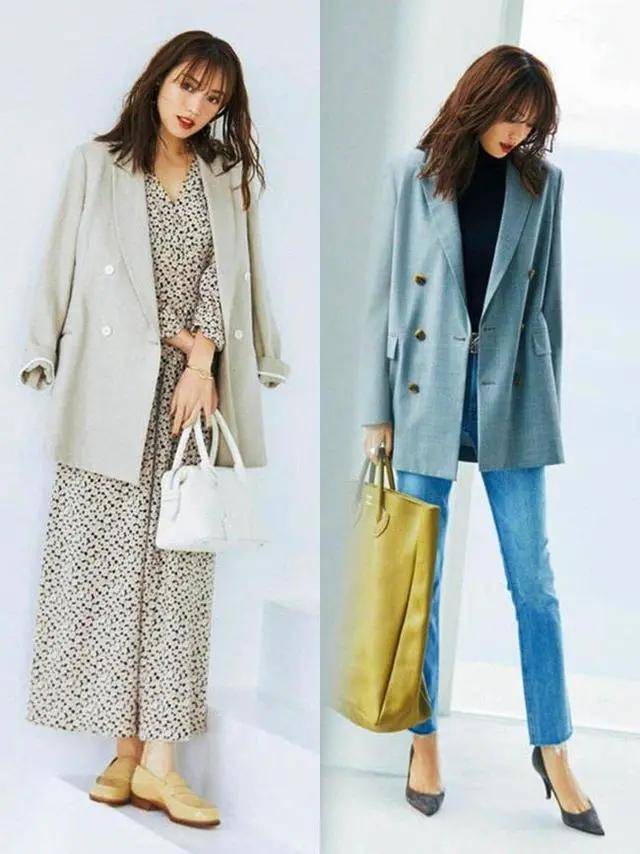 长度 降温之后，这样穿时髦又保暖，40岁女人学着点