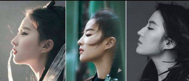 眼睛杨幂的狐狸眼，刘亦菲的驼峰鼻，女明星的五官辨识度比好看更重要