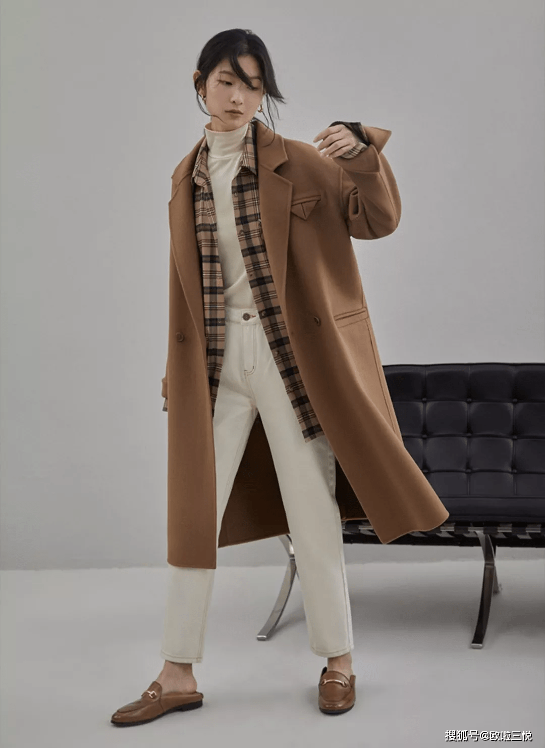 什么 大衣这样搭，太美了！