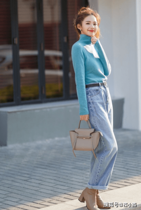 黑色 建议多穿“针织衫”，选择这4种颜色，搭配半身裙、牛仔裤很时髦