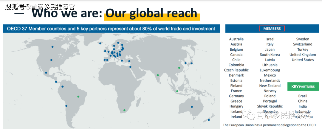 经济合作与发展组织oecd 几乎涵盖了全球主流的移民目的地 肯定有你想要的 投资