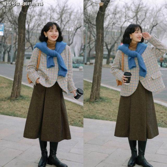 身材 40岁女人选择“半身裙”时，穿这3种版型，能达到显瘦的效果