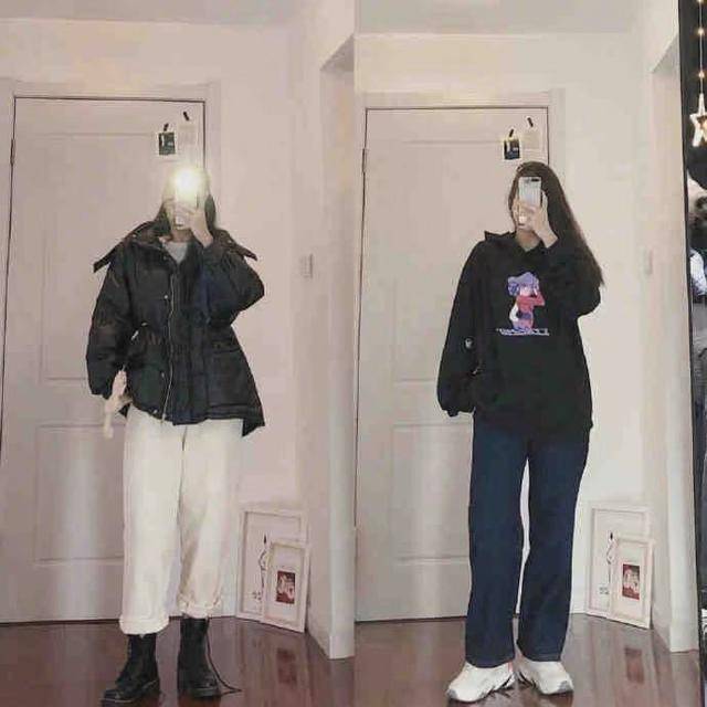 黑色 适合微胖女人的穿搭示范，看似简单普通，却十分显瘦