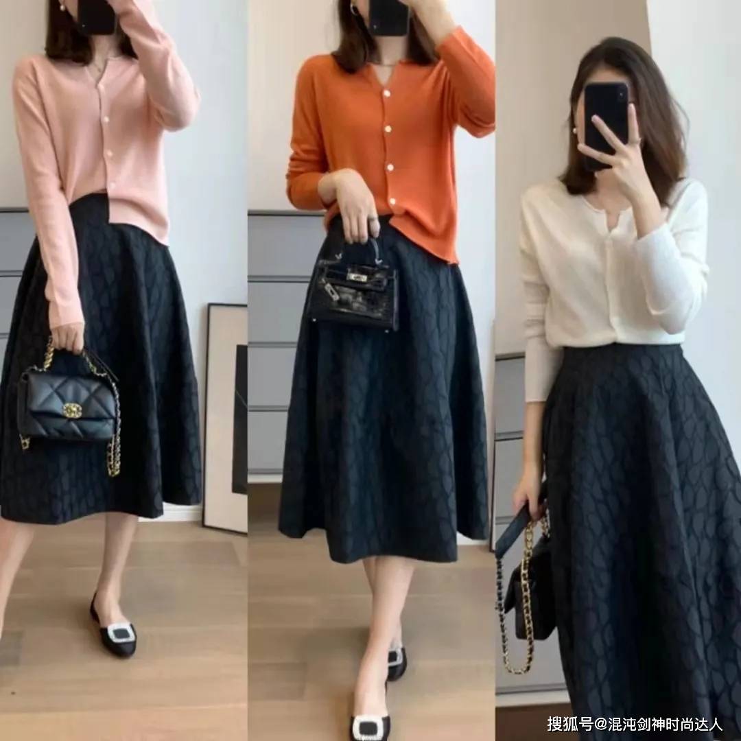 黑色 早秋的轻熟风穿搭,演绎轻熟女人的气质美 ,30+的女人正合适