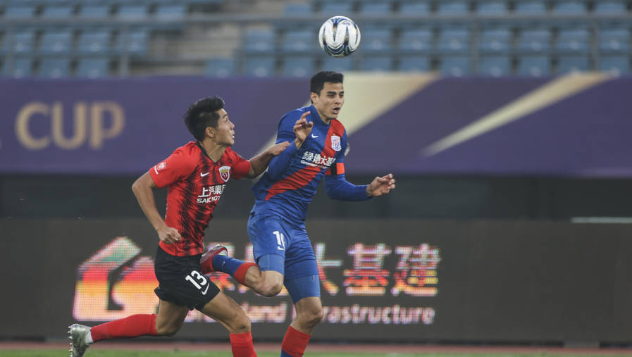 海港20歲小將打破武磊紀錄 申花還在靠莫雷諾進球