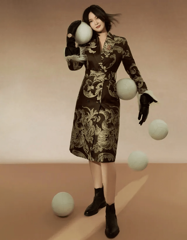 排球女神惠若琪尝试中国风自称暴露年龄但这的确是大片了