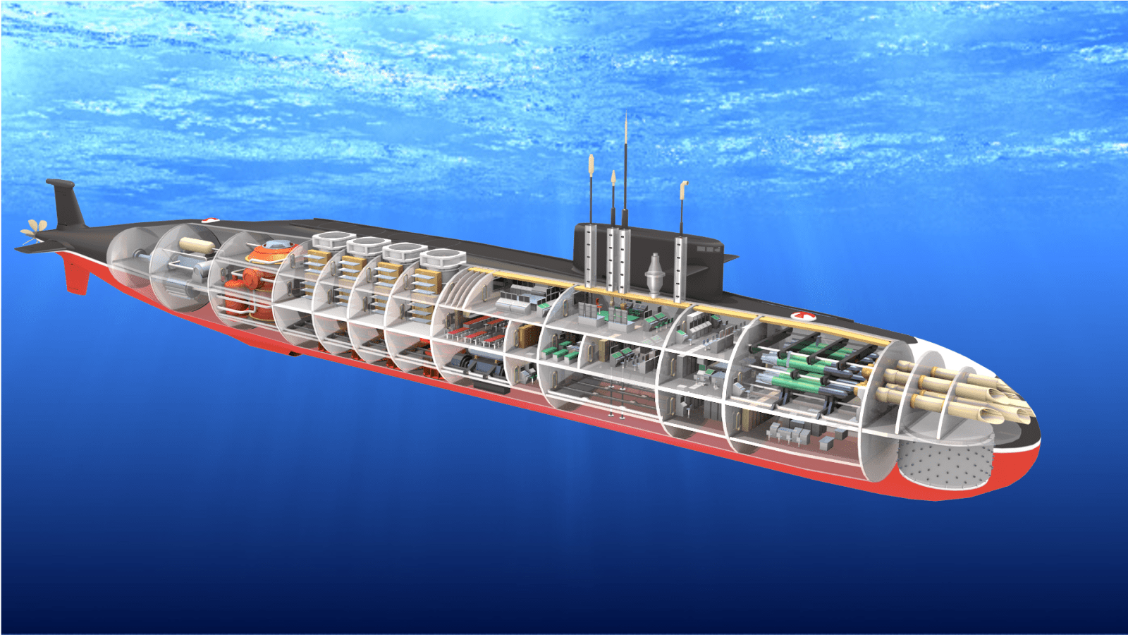 承受不了巨大的海水压力,一旦潜艇内部的人接触到海面500米以下的水压