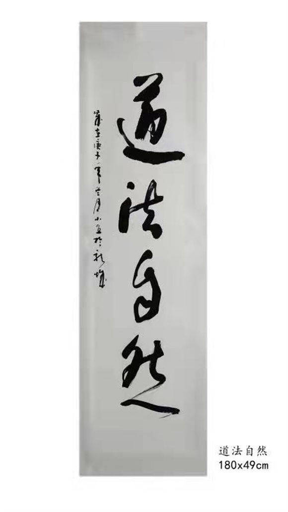 书法家秦小宜作品用笔老辣线条遒劲跌宕多姿洒脱大气