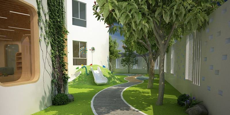 消息资讯|幼儿园设计案例:桃源深处,孩子们的温暖之家