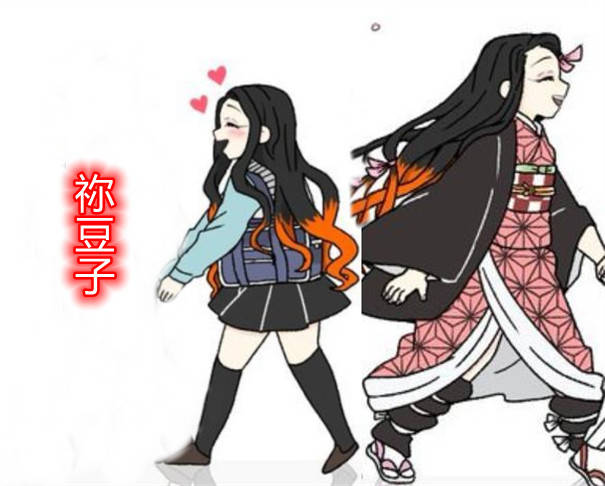 鬼灭之刃主角的现在和未来 伊之助颜值依旧 祢豆子温柔变野蛮 性格