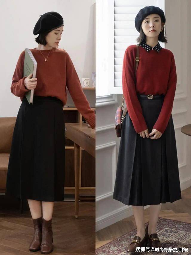 下半身 天冷了，这才是真正时髦实用的秋冬穿搭，时髦显高，小个子也适合