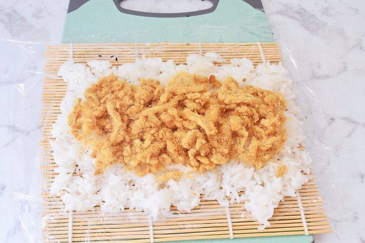 竹帘|天渐凉,做个简易饭团,饱腹抗饿,?咸?香味美,老人小孩都爱吃