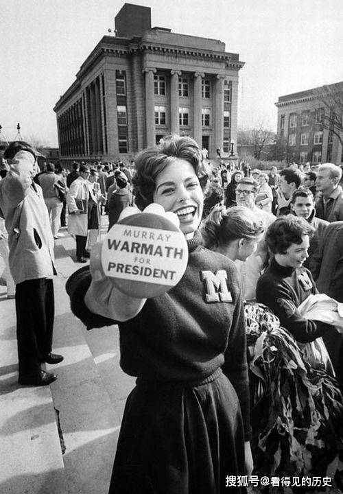 原创老照片60年代美国的啦啦队青春洋溢