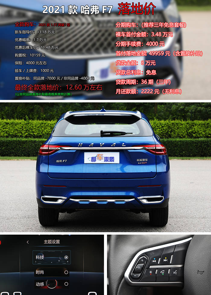 狂降17万停产在售清库存新车推荐15t次顶配现在买哈弗f7还值么