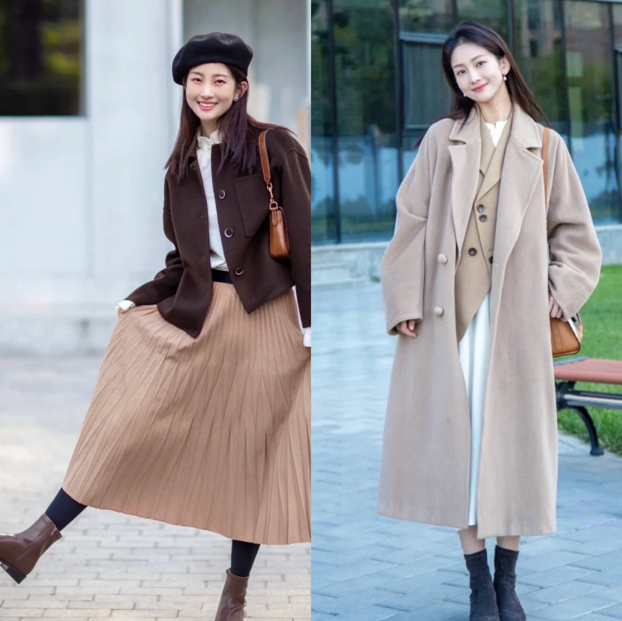 显得 穿来穿去,还是“大衣+短靴”最优雅,随心搭配时髦高级