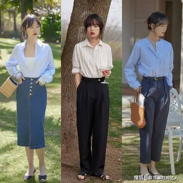 条纹 法式穿搭的精髓 这样穿不用费力就能美得很高级
