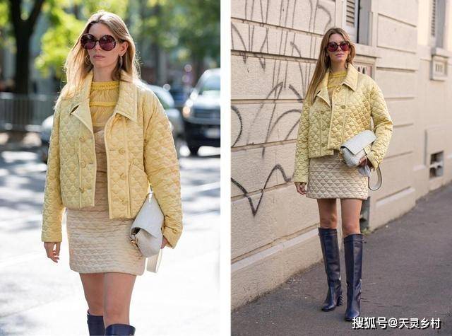 腰带 别再跟风加拿大鹅了,今冬流行的还有绗缝棉衣,4个技巧远离土气