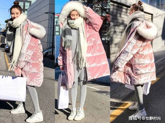 毛衣 初冬穿搭！今年流行这件丝绒羽绒服，比大衣暖和，比皮草还要时髦一百倍！