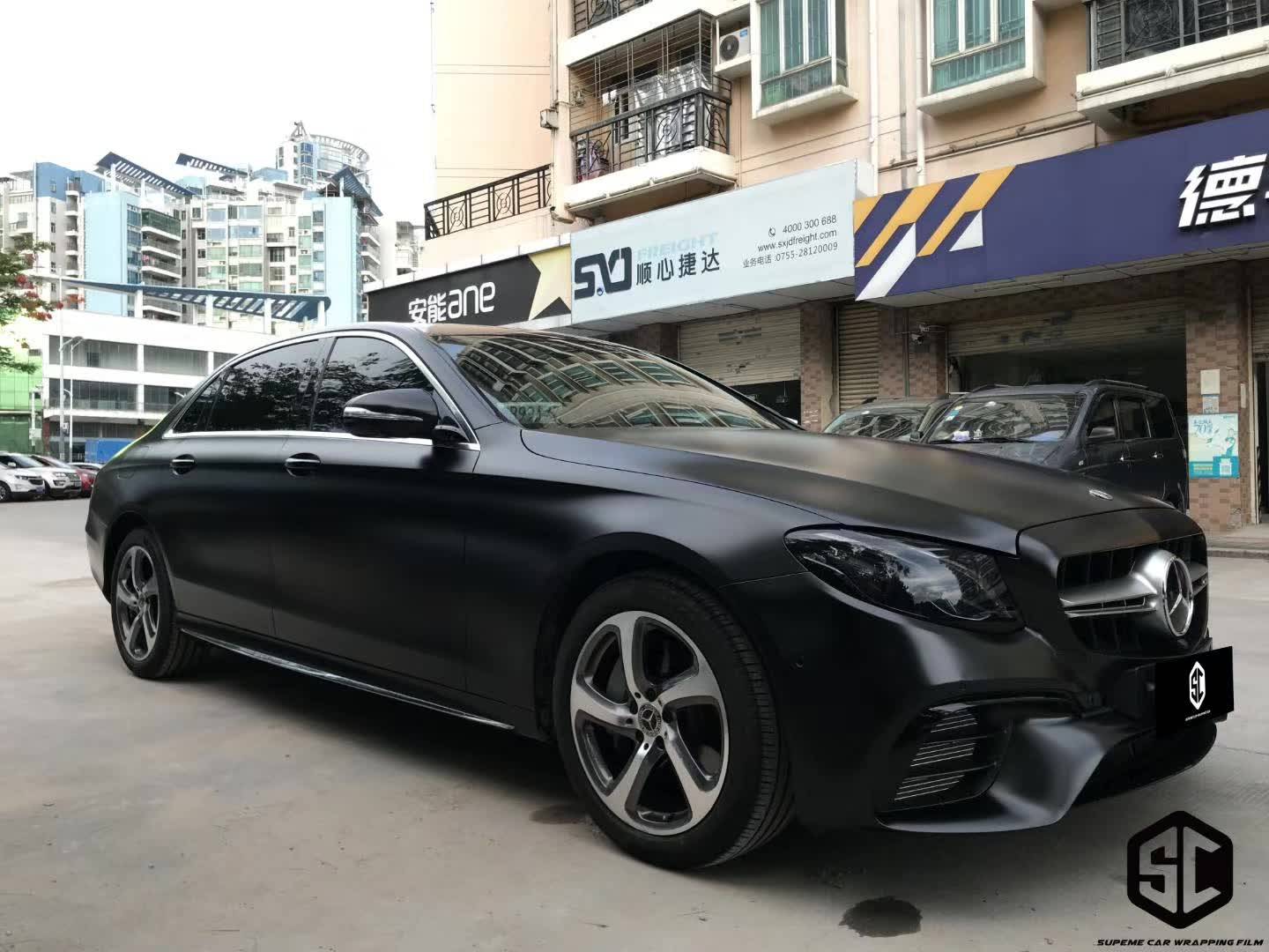 奔驰sc改色膜陶瓷黑