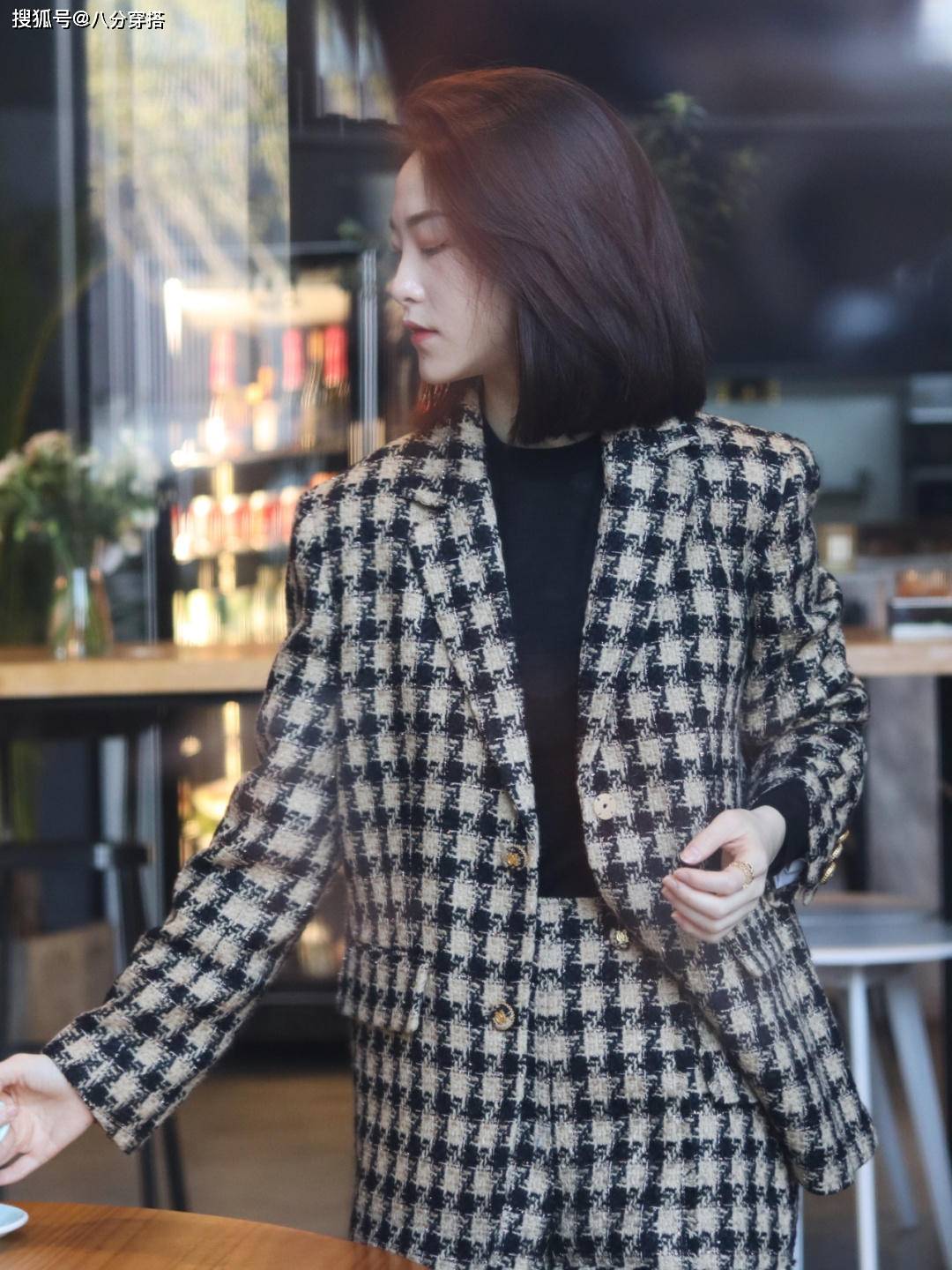 整体 谁说职场穿搭只能严肃？看看这些“毛呢西装”，知性简约又洋气