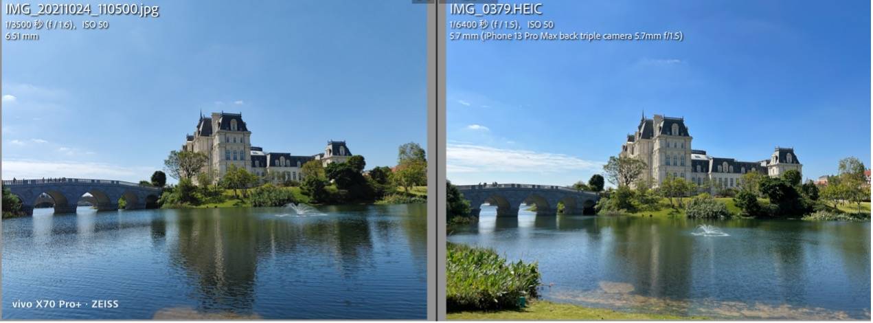 iPhone 13影像系统解析，iPhone 13 Pro Max与X70 Pro+影像对比