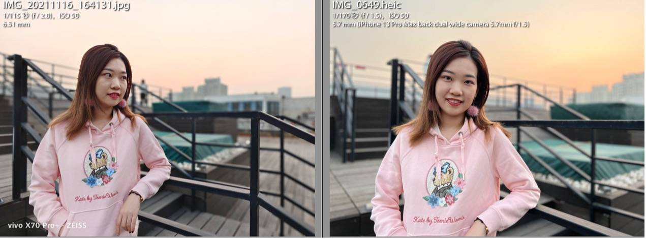 iPhone 13影像系统解析，iPhone 13 Pro Max与X70 Pro+影像对比