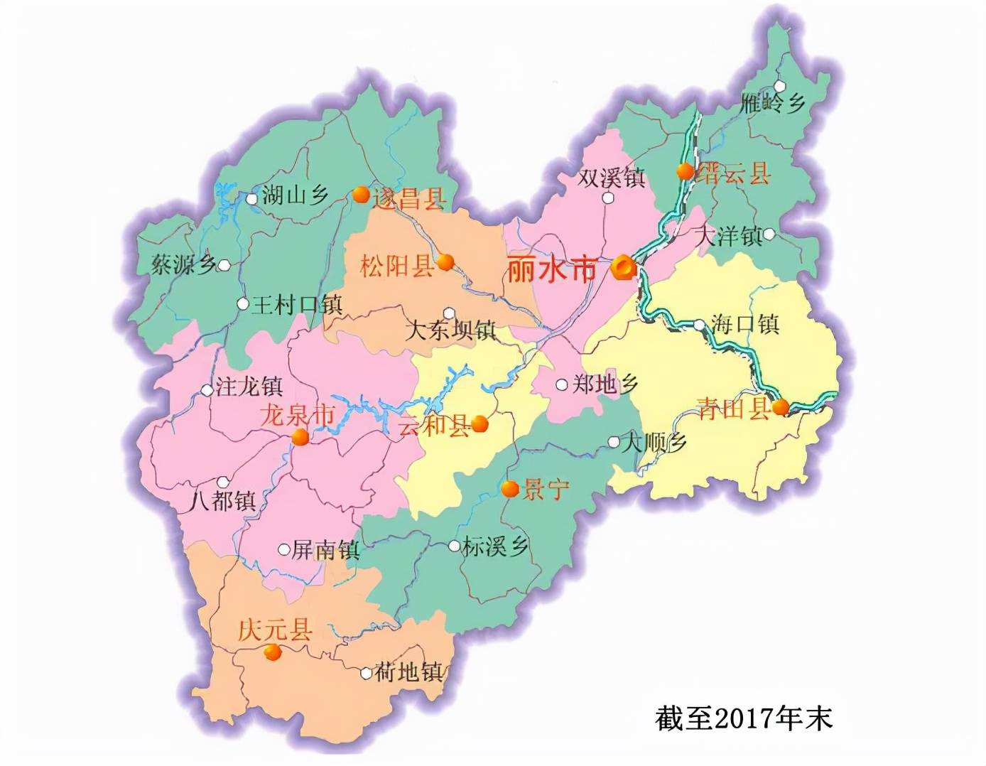 浙江省的區劃調整,11個地級市之一,麗水市為何有9個區縣?_元朝