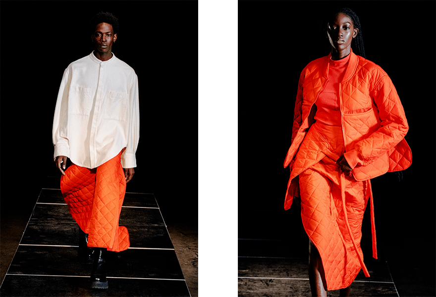 增加了 Eckhaus Latta 2021秋冬,有解构元素加入的时尚,舒适与乐观
