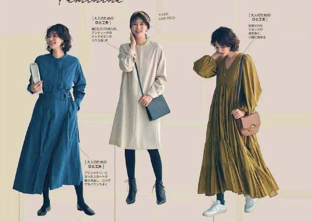 血色 冬季灰蒙蒙又阴冷,选择有色彩的连衣裙活泼