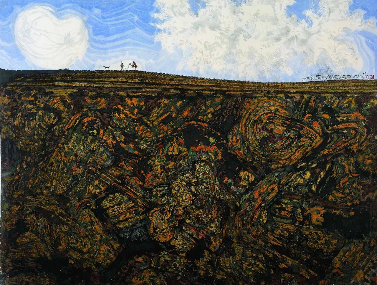 陈新华|中国画丨作品欣赏之一_毕业