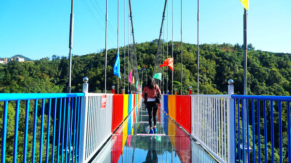 潮州凤翔峡玻璃桥门票图片